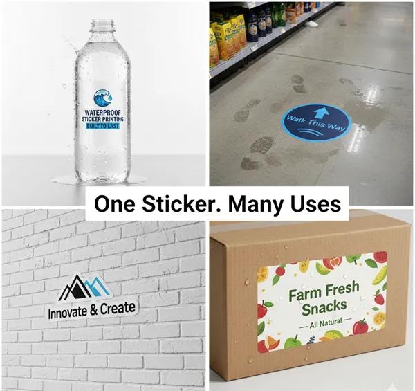 Waterproof Sticker Printing